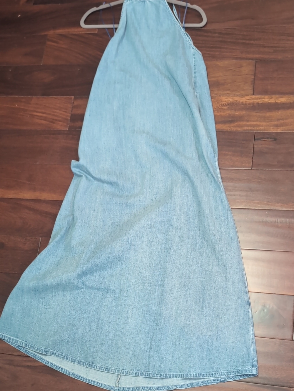 Light Blue Denim Maxi Dress - Brand Unspecified